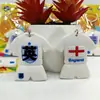 Chaveiro de Chaveiro de Futebol AC Milan Modric Napoli De Bruyne Pingente de Chaveiro de PVC Presente
