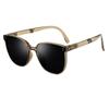 2024 Nueva Moda Cara Redonda de Gama Alta Gafas de Sol Plegables para Mujer Anti-ultravioleta Nuevas Gafas de Sol Plegables para Hombre