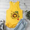 Colete de Girassol Feminino Tamanho Europeu Ponto Estampa de Girassol Colete Tamanho Europeu Estação Independente da Amazon Colete Tamanho Europeu Feminino