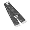 Cachecol Personalizado para Clubes de Futebol, Cachecol Jacquard de Poliéster Estampado Marca OEM para Torcedores, Customização de Cachecol DIY para Promoção de Ingressos
