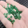 Ágata Verde Jade Contas de Ábaco Contas Soltas Calcedônia Verde Contas Espaçadoras Pulseira DIY Acessórios de Joia Contas de Jade