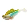 Isca Luya Dez Cores Mini Silicone Macia Peixe Saltitante 6cm8g Anti-Enrosco Fundo Cauda em T Isca para Pesca em Água Doce Marisca Equipamento de Pesca