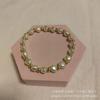 Pulsera Elástica de Cuentas de Perla Barroca de Imitación Súper Hada Ins Pulsera de Perlas de Forma Irregular Venta al por Mayor de Pulseras