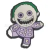 Parches de Halloween de PVC de goma blanda transfronterizos, accesorios de muñeca plana, decoraciones para llaveros, componentes de adorno para bricolaje