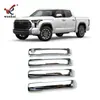 Adecuado para Toyota 22 Tundra Manija de Puerta Modificada Tiras Decorativas Brillantes Galvanizadas Marco Especial para Manija Tundra
