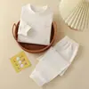 Ropa Interior Infantil Otoño e Invierno Set Antibacteriano Sin Costuras Niños y Niñas Ropa de Bebé Clase a Algodón de Color Engrosado Engrosado y Cálido