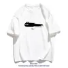 2026 Nova Camiseta de Algodão Puro Manga Curta Estilo Americano Verão Masculina e Feminina Casal Gola Redonda Solta Casual Manga Meia Manga Manga de Cinco Pontos