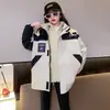 Chaqueta Acolchada Gruesa Cortavientos de Otoño e Invierno para Niñas, Nuevo Estilo 2026 para Niños Medianos y Grandes, Cortavientos Casual de Moda para Exteriores, Abrigo de Invierno