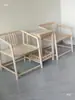 Sillón de Madera Maciza Roble Blanco Estilo Chino, Silla con Reposabrazos Estilo Antiguo, Silla Sombrero Oficial, Silla Peine, Silla de Té