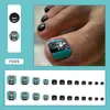 Parche para Uña del Pie 2025 Nuevo Verano Manicura Portátil Producto Terminado Parche Portátil para Uñas Puro Deseo Uña del Pie Incrustada con Diamantes