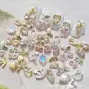 Joyería de Aleación para Uñas con Diamantes de Cereza Transfronteriza Joyería de Aleación Lujo Ligero Lindo Pequeño Fresco Super Brillante Decoración de Uñas de Cereza Venta al por Mayor