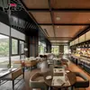 Conjunto Personalizado de Sofá de Canto para Restaurante Ocidental de Hotel, Mesa de Jantar e Cadeiras, Mesa de Jantar e Cadeiras para Restaurante de Rede, Restaurante Buffet, Café