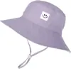 Sombrero de Sol para Bebé Cara Sonriente Sombrero de Pescador para Niños Pequeños 0-7 Años Sombrero de Sol para Hombres y Mujeres Sombrero de Sol para Niños Sombrero de Playa de Verano Ala Ancha