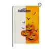Bandera de Jardín Nueva de Halloween Transfronteriza Amazon Bandera de Lino Estampada de Calabaza Decoración de Patio Hecha a Mano