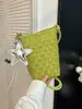 Elegante Mini Bolso Cruzado Tejido para Teléfono para Mujer, Nuevo Verano 2026 Bolso de Hombro Sencillo y Ligero