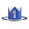 Lindo Sombrero de Fiesta de Cumpleaños para Niños Estilo Europeo Sombrero de Foto para Bebé Corona Brillante Hebilla para la Cabeza de Fiesta en Stock