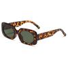 3306 Gafas de Sol Personalizadas Marrones Cuadradas Pequeñas Retro Y2K para Hombres y Mujeres Amazon Protección Solar Personalizada Sentido de Alta Gama