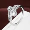 Venta Caliente Transfronteriza Exquisito Anillo de Moda Rama de Olivo Gama Alta para Mujer Tendencia Nicho Artículo Personalizado Anillo de Niña