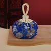 Bolsas Vacías de Brocado de Palacio al por Mayor, Accesorios Hanfu, Colgantes de Estilo Antiguo, Bolsas Aromáticas para Zonas Turísticas, Adornos Colgantes para Coche, Bolsitas de Brocado