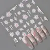 Adesivos de Unha Artística para Meninas Bonitas Celebridade da Internet Ultra-Finos Menina Mágica Shin-Chan Decalques de Unha Série de Desenhos Animados Joias para Dedos