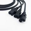 Cable de alimentación para cocina eléctrica enchufe de tres clavijas cabeza de goma boca de pin universal núcleo de cobre puro cable de alimentación para cocina eléctrica cable de computadora