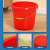 Balde de Água de Plástico Vermelho Grande Atacado, Balde Portátil Doméstico para Armazenamento de Água, Balde de Plástico Espesso Multiespecificação para Lavagem de Carro e Limpeza
