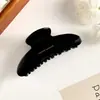 Nuevo Estándar de Oro pinza para el pelo simple elegante pinza para el pelo de una sola pieza negra 10CM elegante recogido para el pelo parte trasera de la cabeza accesorios para el cabello