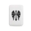 Soporte Magnético para Tarjetas Magsafe con Estampado de Leopardo Blanco y Negro Europeo y Americano Adecuado para Apple 16/17 Pro Max Soporte para Tarjetas Procesamiento OEM