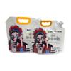 Bolsa con Pico para Cerveza al por Mayor Bolsa de Empaque de Plástico para Cerveza Fresca, Cerveza de Barril, Líquido, Bolsa de Empaque Transparente Auto-Soportable, Grado Alimenticio