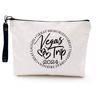 Amazon eBay Explosões Estojo de Linho Estampado Personalizado Transferência Térmica de Linho Bolsa de Cosméticos Feminina Bolsa de Presente