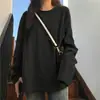 2026 Nova Camisa Branca de Base Outono Estilo Coreano Solta Roupa Íntima Casual Feminina Camiseta Lisa de Manga Longa para Mulheres