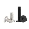 Tornillos de cabeza plana con hexágono interior M2M3M4M5M6 negros, tornillos de hexágono interior CM negros planos, hechos a medida