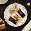 Bolsa de empaque para turrón y toffee DIY serie Año Nuevo, bolsa para galletas de repostería, bolsa de plástico con cierre hermético para pastel de leche, jujube de leche