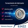 634zz rolamento fábrica atacado 4 * 16 * 5 rolamento miniatura rolamento de aço inoxidável rolamento Wanyuan rolamento profundo sulco rolamento de esferas