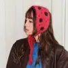 Agente de Compras Coreano Dongdaemun Inverno Novo Estilo Coreano Bolinhas Lã de Cordeiro Protetores de Ouvido com Atmosfera Doce Protetores de Ouvido e Aquecedores de Orelha