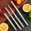 Cuchillo de té de varilla overlord directo de fábrica cuchillo recto pequeño para exteriores cuchillo pelador de acero inoxidable mini adornos para llevar de camping