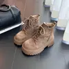 Moda Motociclista Suela Gruesa Puntera de Acero Estilo Otoño/Invierno Botas para Mujer Botines Nuevos Botas Individuales 2026