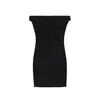 Deseo Puro Chica Caliente Vestido Chaleco Moldeador de Cuerpo Ajustado Falda Corta Sexy Cintura Ceñida Busto Lazo Strapless Vestido Bodycon