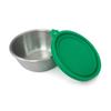 Recipiente para salsa de acero inoxidable 304 de 50 ml, sellado, con tapa, para ensalada, salsa de tomate y condimentos, con tapa de silicona.