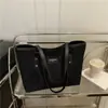 Bolsa de Ombro Feminina Grande Capacidade Moda Bolsa para o Dia a Dia Outono e Inverno Nova Casual Bolsa de Mensageiro para Estudante Bolsa Tote