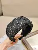 Diadema Trenzada de Mezclilla Retro Casual Estrella Diadema de Gama Alta de Corona Alta Pasador para Lavado de Cara