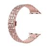 Adecuado para Apple Applewatch Watch iWatch Correa Cadena Siete Diamantes Hebilla Mariposa Metal Cobre Correa