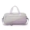 Nueva bolsa deportiva y de fitness, elegante bolsa de viaje con estampado de logo, separación de seco y húmedo, bolsa cruzada de gran capacidad para yoga y natación