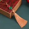 8cm Pingente Tassel de Sementes de Cabacinha Artesanal Acessórios para Joias DIY Estilo Antigo Acessórios Pingentes Hanfu Atacado