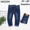 Pantalones Vaqueros para Niños para Primavera y Otoño, Tallas 3-8 Años, Jeans Versátiles Elásticos para Niños