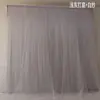 Tela de Fondo para Bodas de Doble Capa Cortina de Gasa Cortina con Gasa Cortina para Transmisión en Vivo Decoración de Malla para Bodas Decoración de Escena de Cumpleaños