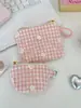 57293 Pequeña Bolsa Portátil para Labiales con Bordado de Flores Pequeñas Cosméticos Bolsa de Cosméticos Cartera de Mujer Bolsa con Cremallera para Tarjetas