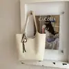 Bolso de Mimbre de Gran Capacidad para Mujer 2026 Verano Nuevo Bolso de Hombro Sencillo para el Trabajo Viaje Diario Bolso Tote
