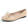 N1-3 Huidong Yixinda 2025 Sapatos de Salto Alto Quadrados Elegantes com Laço Color Block para Mulheres, Versáteis para Moda de Verão