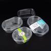 Caja especial para pesca de frutas taro color lodo transparente tazón completo polvo de hierba tostada helada caja de embalaje caja de embalaje desechable para mousse